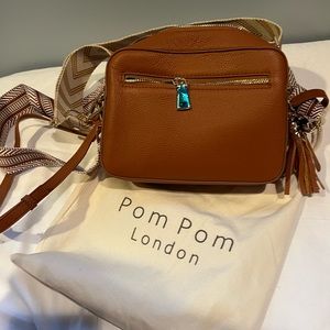 Pom pom London brand new cross body with 3 different straps